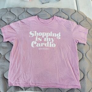 Pink Sex and the City Graphic T-Shirt (Medium)